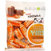 Krówki bezmleczne o smaku karmelu z solą BIO 150 g Super Krówka