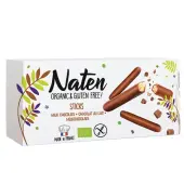 Ciastka w polewie czekoladowej sticks bezglutenowe BIO 130 g Naten
