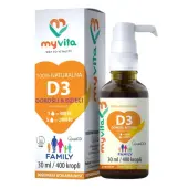 MyVita Witamina D3 Family dla dzieci i dorosłych w kroplach 30ml 