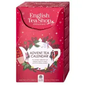 Kalendarz adwentowy czerwony 25 saszetek English tea Shop 