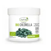 Natvita Chlorella 500mg 1000 tabletek BIO 