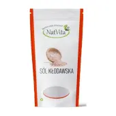 NatVita sól Kłodawska naturalna niejodowana kamienna różowa mielona (4kg) 4000g