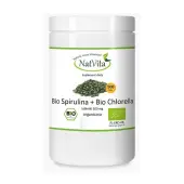 Natvita Bio Spirulina+Bio Chlorella 140 tabletek