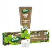 Pasta do zębów z ekstraktem z liści zielonej herbaty bez fluoru 100 ml Dabur