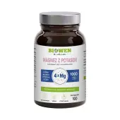 Biowen Magnez z Potasem 1000mg 100 kapsułek