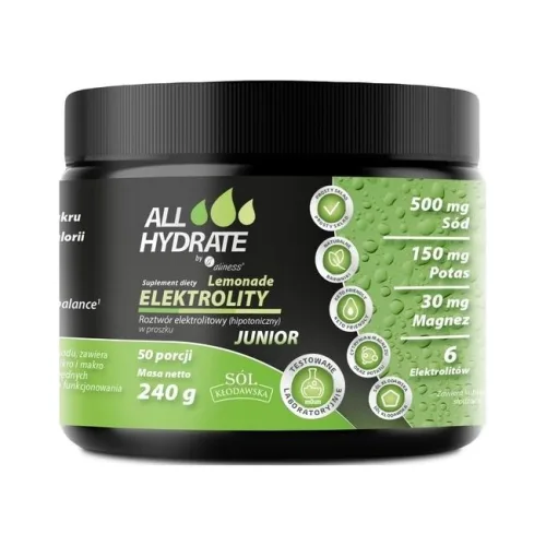 Aliness ALLHydrate Elektrolity Junior lemoniada 240 g