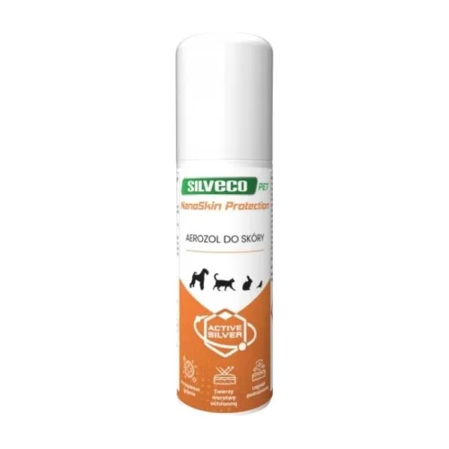 Silveco Pet NanoSkin Protection Spray na trudno gojące się rany 50ml