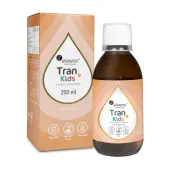 Aliness Tran (olej z dorsza) KIDS + Wit. A 400 µg, o smaku pomarańczowym 200 ml 