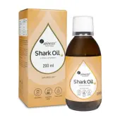 Aliness Shark Oil (olej z wątroby rekina) + Wit. A Wit. D3 o smaku cytrynowym 200 ml