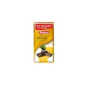 Czekolada gorzka pomarańczowa bez cukru bezglutenowa 75g Torras 