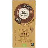 Czekolada mleczna z orzechami 100g BIO Alce Nero 