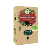 Herbata żurawinowa 25 saszetek x 2,5 g BIO Dary Natury