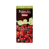 Czekolada gorzka z owocami leśnymi ze stewią Torras 125g
