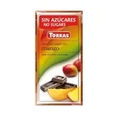 Czekolada gorzka z mango bez dodatku cukru 75g Torras