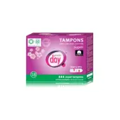 GentleDay tampony super 100% bawełny ekologicznej 18 sztuk 