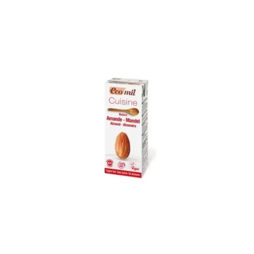 Krem do gotowania z migdałów z migdałów bez cukru 200 ml BIO Ecomil