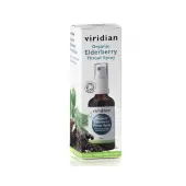 Viridian Ekologiczny Spray do gardła z czarnym bzem, miodem manuka oraz prawoślazem 50 ml