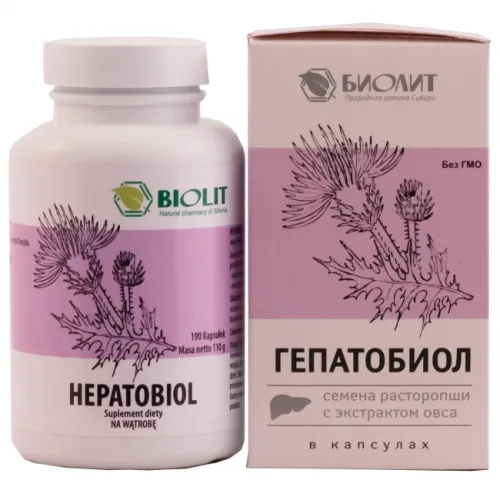 Biolit Hepatobiol 190 kapsułek PROMOCJA!