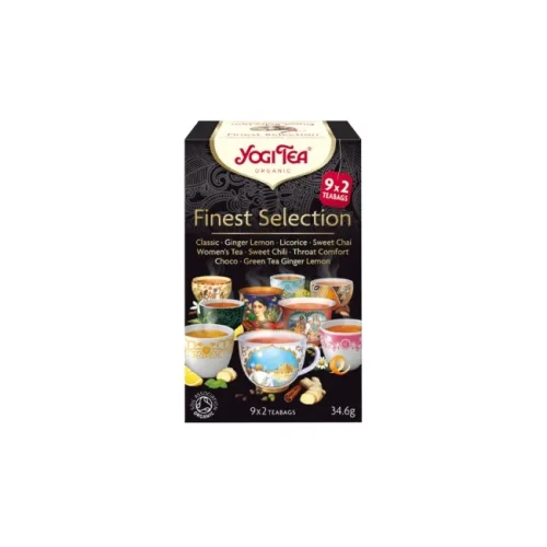 Herbata wyborny zestaw finest selection 18 saszetek Yogi Tea