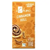 Tabliczka kakaowa z cynamonem i kawałkami wafli BIO 80 g Ichoc
