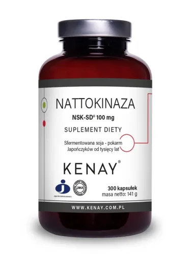 Kenay Nattokinaza 100 mg NSK-SD™ 300 kapsułek