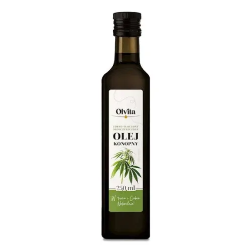 Olvita Olej konopny tłoczony na zimno 250 ml