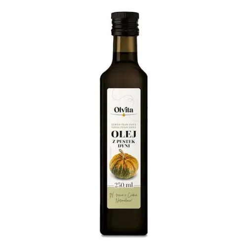 Olej z pestek dyni tłoczony na zimno 250 ml Olvita