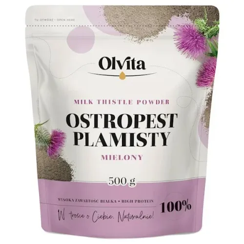 Olvita Ostropest plamisty mielony odtłuszczony 500 g