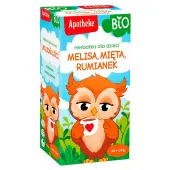 Herbatka dla dzieci uspokajająca (melisa, mięta i rumianke) BIO 20saszetek Apotheke