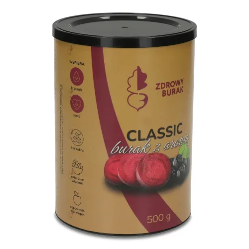 Zdrowy Burak Classic (Beta Cruenta) burak z aronią pudełko 500 g