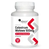 Aliness colostrum wołowe 40% immunoglobuliny 500 mg x 100 kapsułek