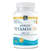 Nordic Naturals Witamina D3 1000 IU smak pomarańczowy 120 kapsułek 