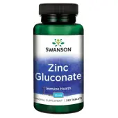 Swanson Cynk (glukonian) 30 mg 250 tabletek