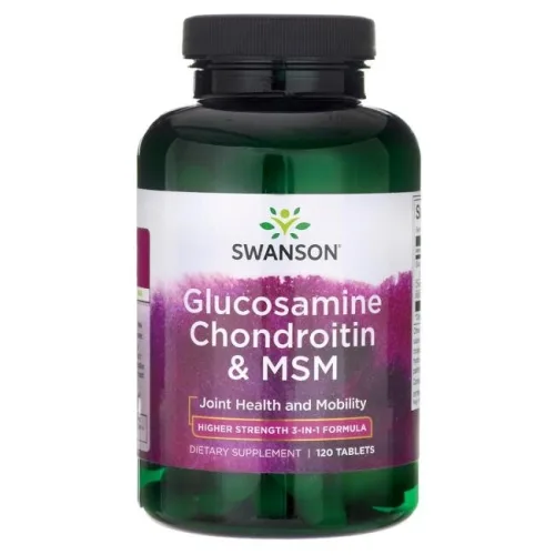 Swanson glukozamina chondroityna i MSM 120 tabletek