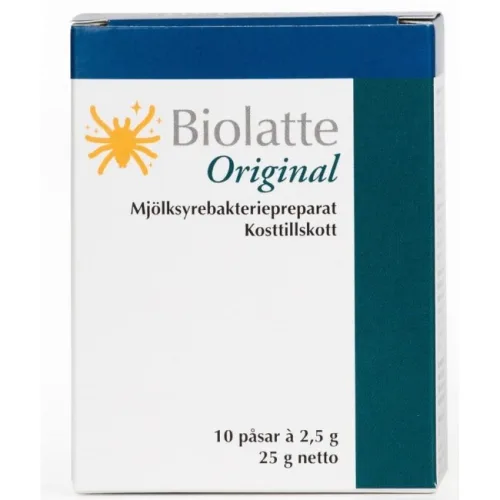 Biolatte Original (Ludzkie Szczepy Bakterii Kwasu Mlekowego) 10 saszetek 2,5g