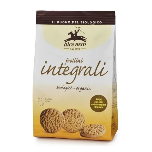 Herbatniki pełnoziarniste 350 g BIO Alce Nero