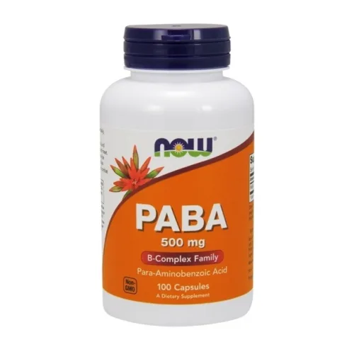 PABA 500 mg 100 kapsułek NOW Foods PROMOCJA