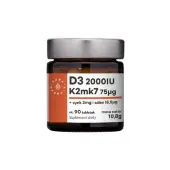 Witamina D3 2000 K2 Cynk Selen 90 tabletek Aura Herbals 