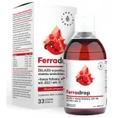 Aura Herbals Ferradrop Żelazo + Kwas Foliowy 500 ml