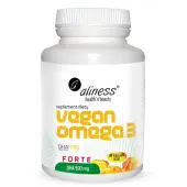 Aliness vegan omega 3 FORTE DHA 500 mg 60 vege kapsułek 