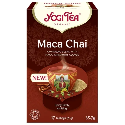 Herbata maca czaj 17 saszetek BIO Yogi Tea PROMOCJA!