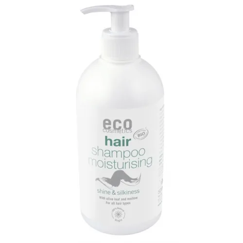Eco cosmetics szampon nawilżający z liściem oliwnym i malwą 500 ml