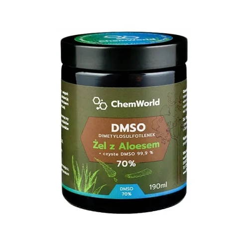 ChemWorld DMSO 70% CZDA w Żelu Aloesowym Aloe Vera Gel 190 ml