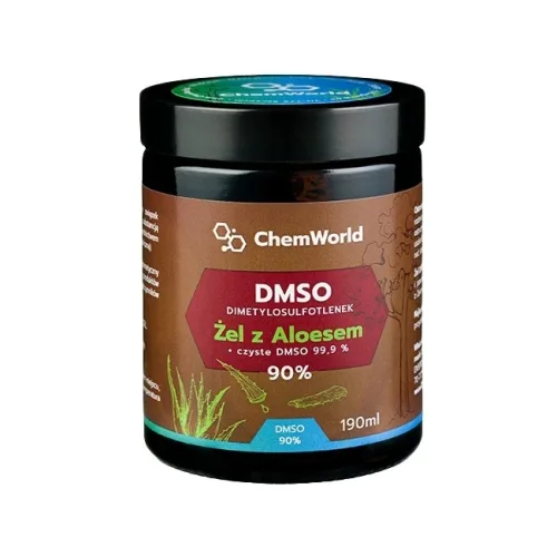 ChemWorld DMSO 90% CZDA w Żelu Aloesowym Aloe Vera Gel 190 ml