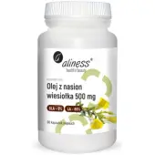 Aliness olej z nasion wiesiołka 500 mg GLA 9% LA 85% 90 kapsułek