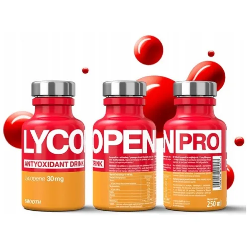 LycopenPRO Smooth Lycopene 30mg likopen o smaku mango płyn 15x250ml