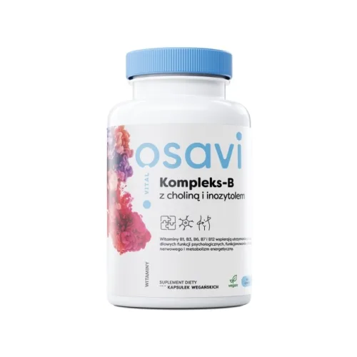 Osavi Kompleks-B z Choliną i Inozytolem 60 kapsułek PROMOCJA!