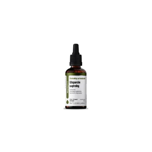 Pharmovit clean label ekstrakty w kroplach na wsparcie wątroby 30 ml
