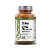 Pharmovit ginkgo biloba 24% glikozydów flawonowych (miłorząb japoński) 60 kapsułek 