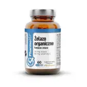 Pharmovit clean label żelazo organiczne 20mg 60 kapsułek PROMOCJA!